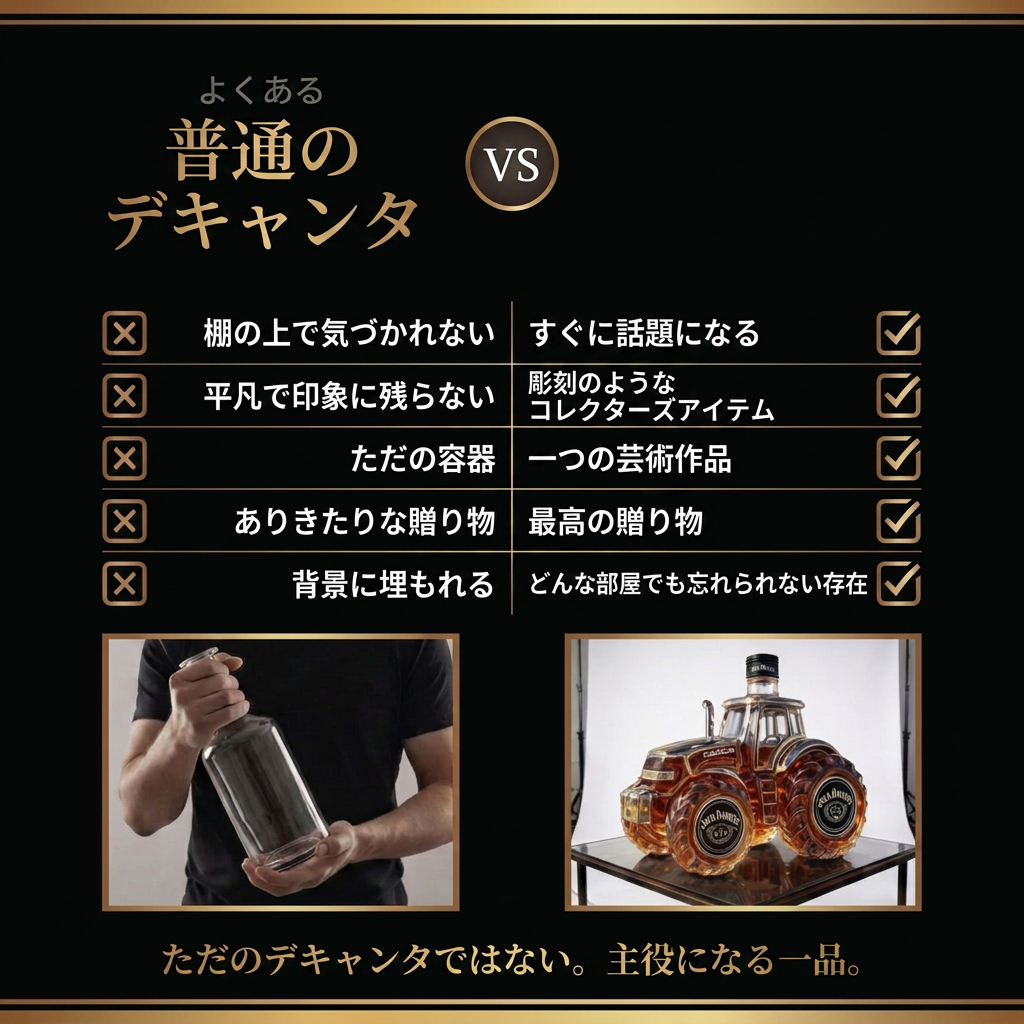 ウイスキーデカンター 比較表
